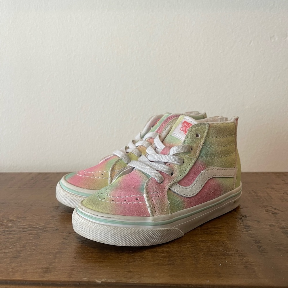 Vans Sk8 high zip toddler shoe size toddler 8